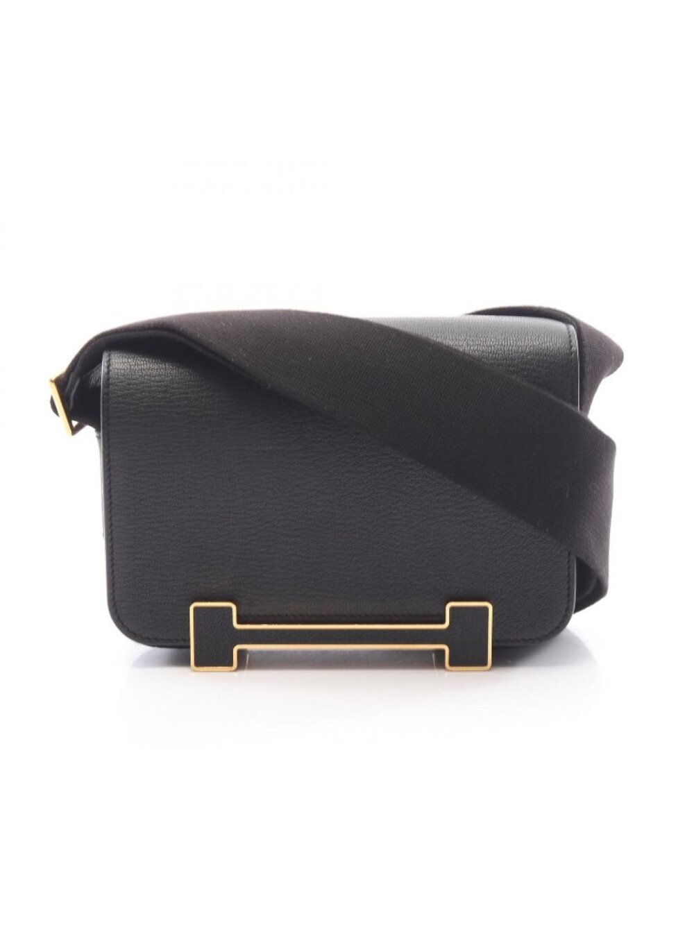 Hermes Shoulder Bag Geta Black